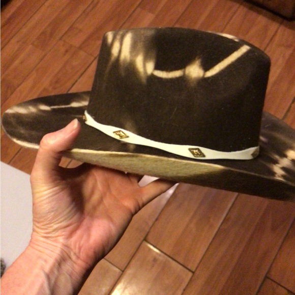 ♥️Rare Gorgeous boho dyed cowgirl hat
